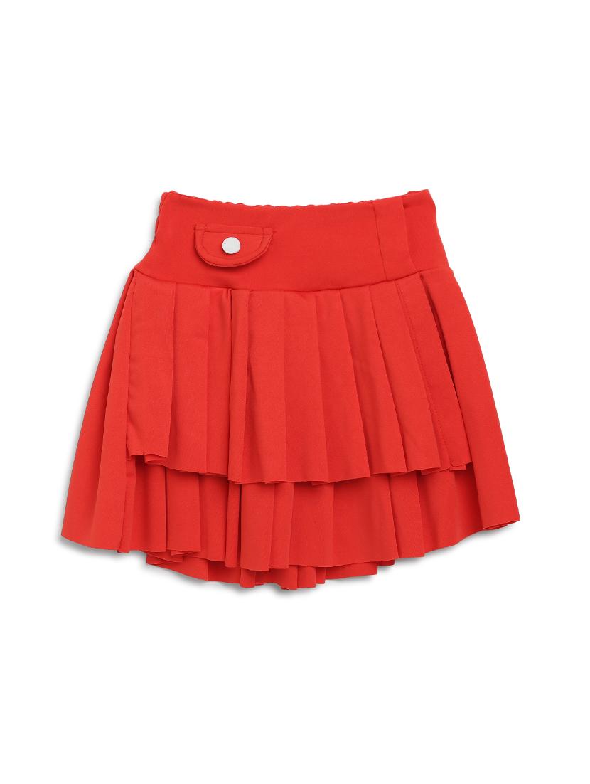 red rayon skirt top twin sets & jump suit - 17234128 - Standard Image - 1