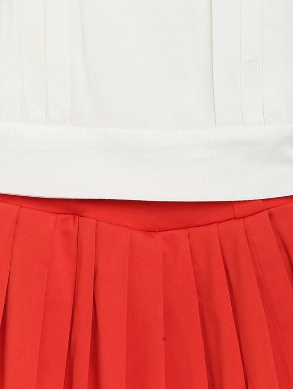 red rayon skirt top twin sets & jump suit - 17234128 - Standard Image - 4