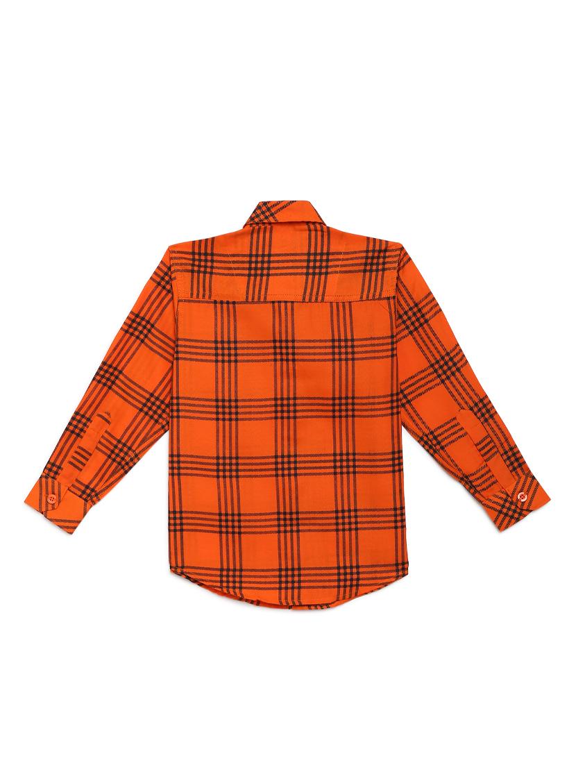 orange cotton shirt - 17234250 -  Standard Image - 1