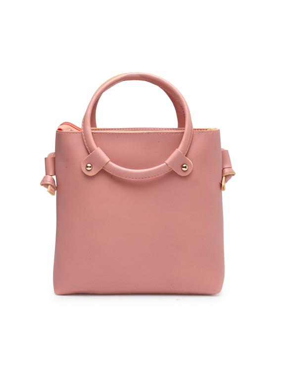 pink leatherette (pu) sling bag - 17234470 - Standard Image - 1