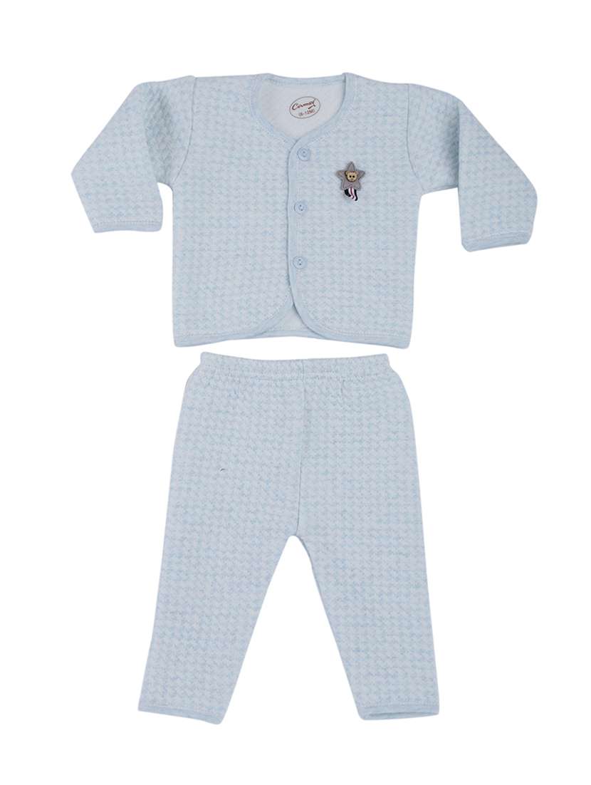 light blue cotton twin sets onesies and romper