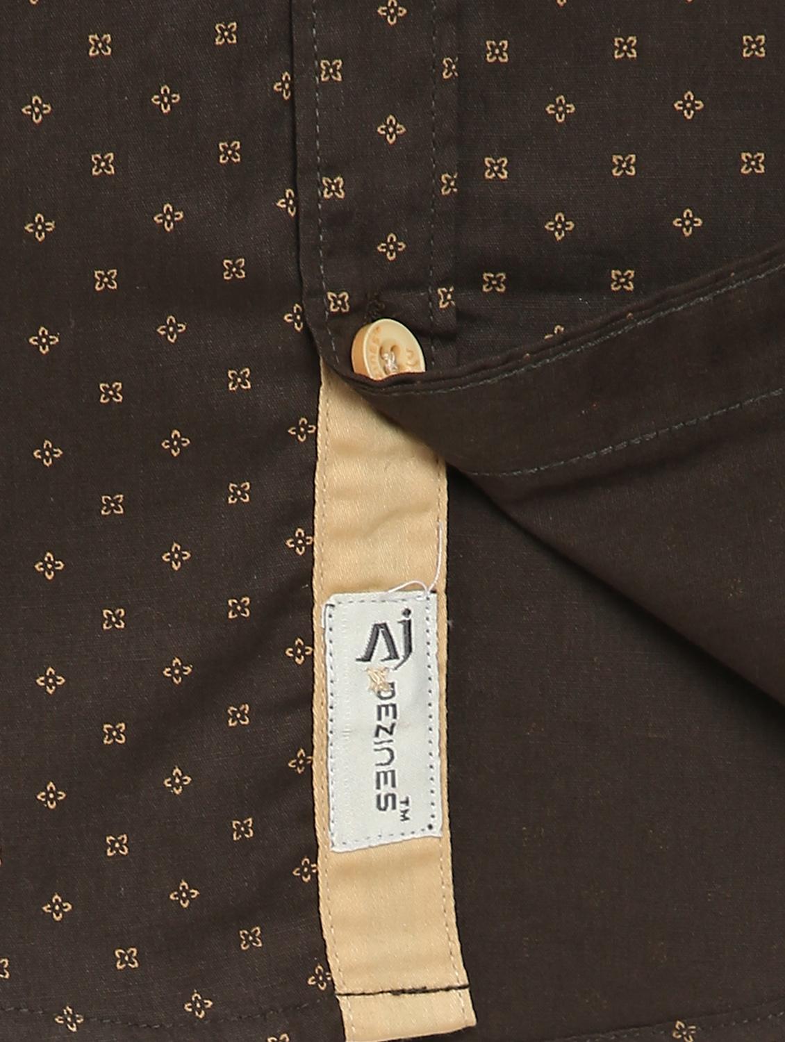 brown cotton shirt - 17237233 - Standard Image - 4