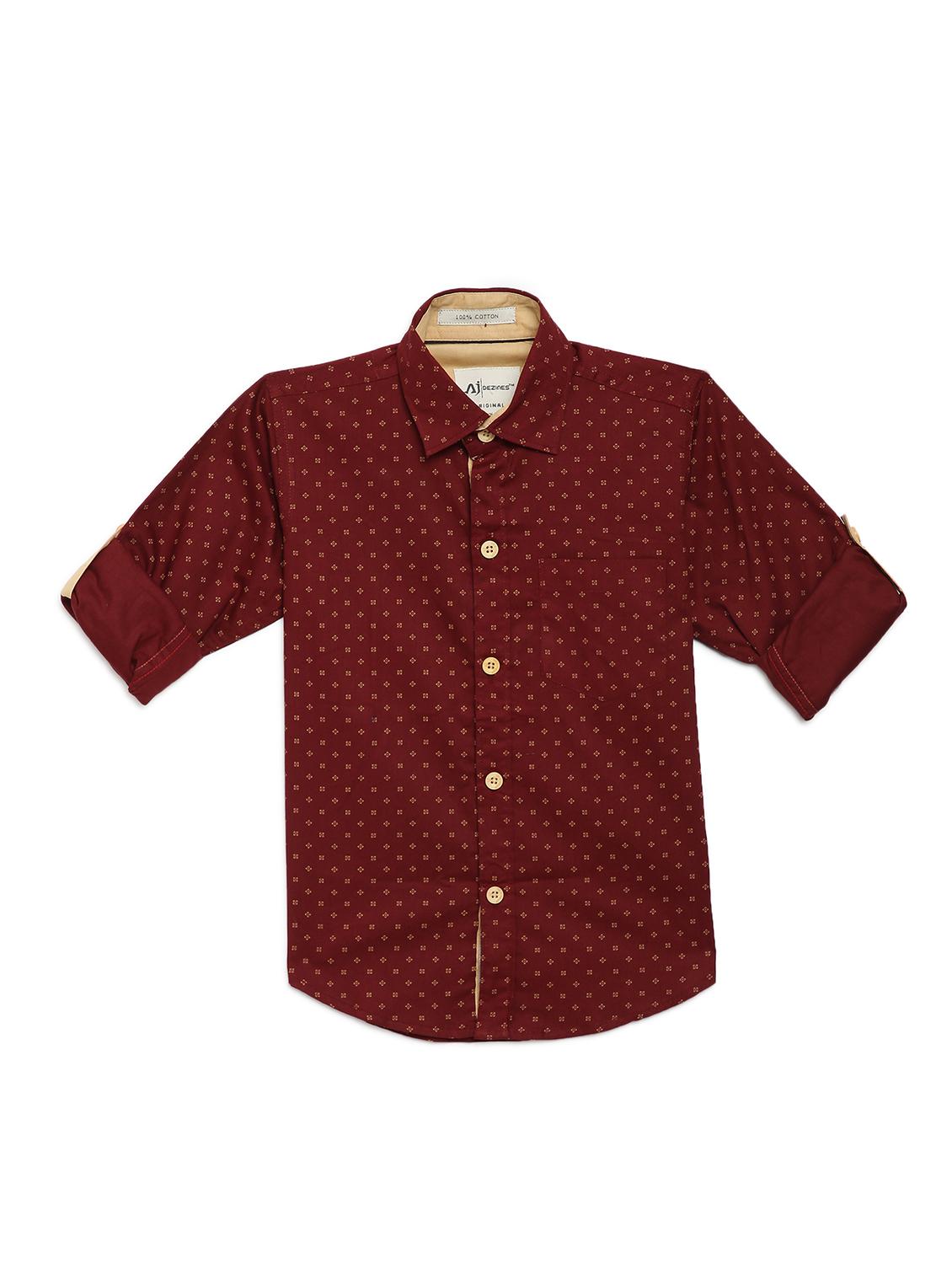 red cotton shirt - 17237234 - Standard Image - 1