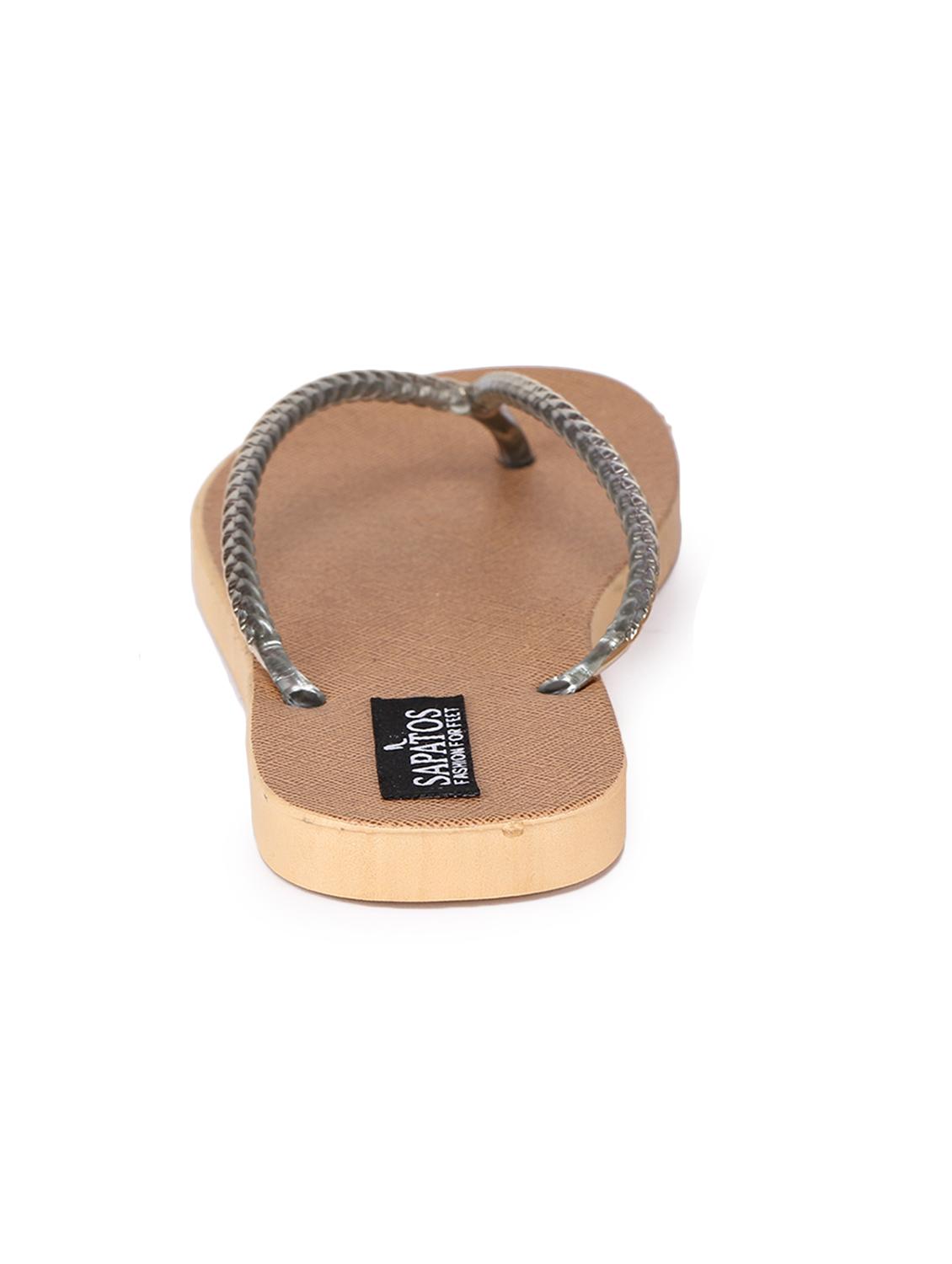 gold toe separator flip flops - 17238431 - Standard Image - 4