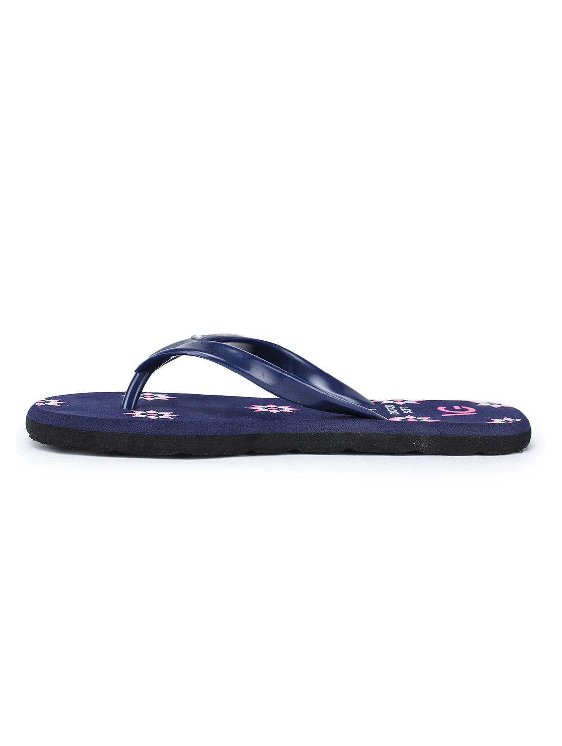 navy synthetic slippers flip flops - 17238448 - Standard Image - 1