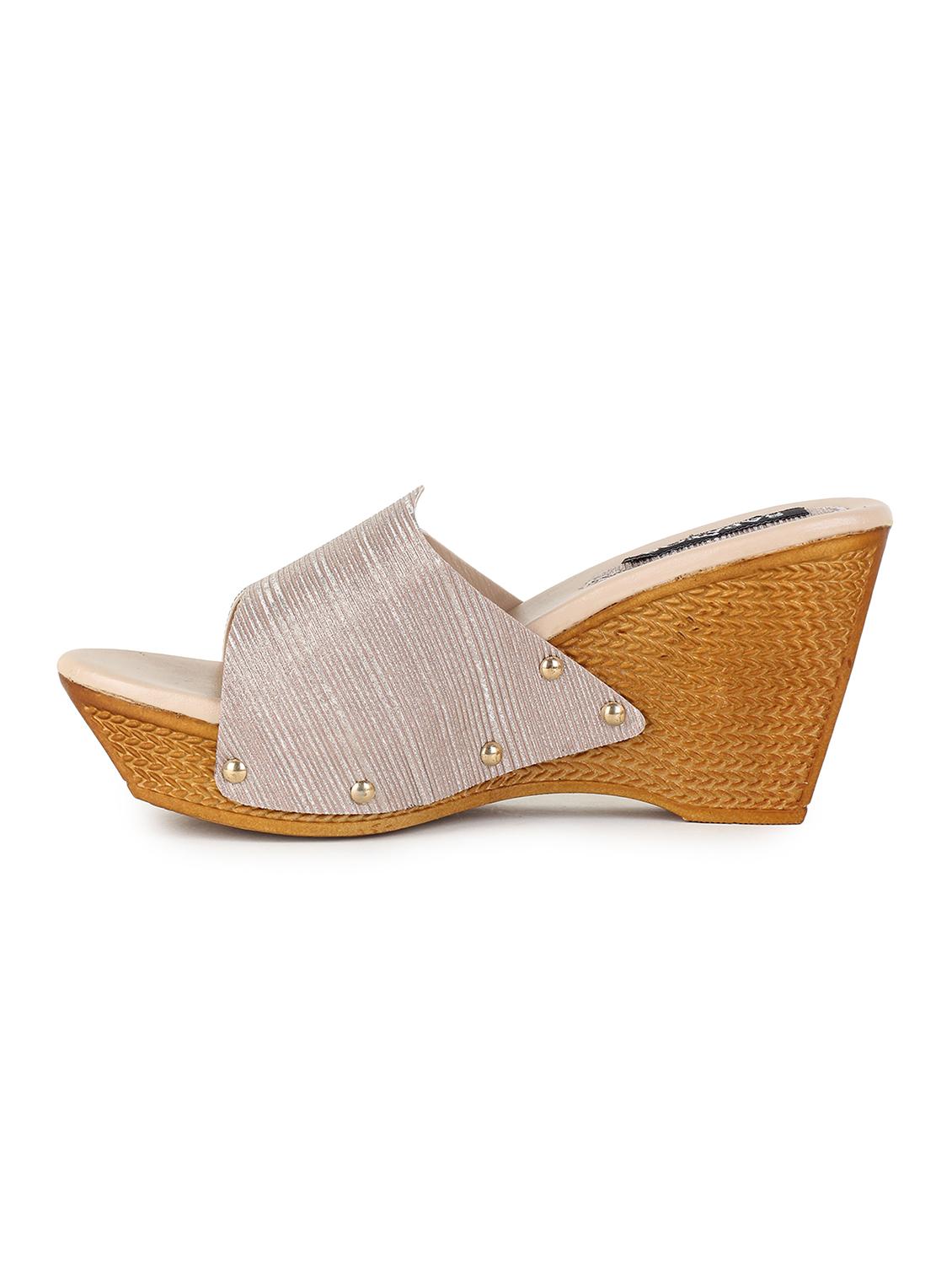 pink synthetic slip on sandals - 17238477 - Standard Image - 1