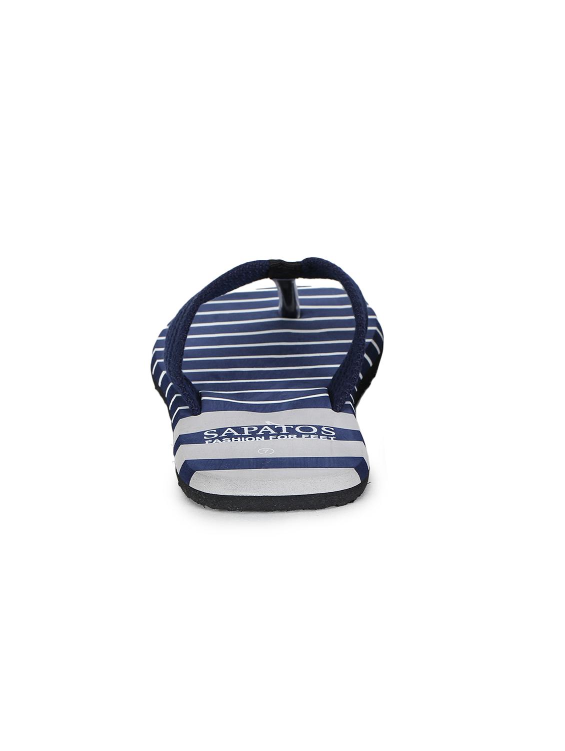 blue rubber slip on slippers - 17238497 - Standard Image - 4