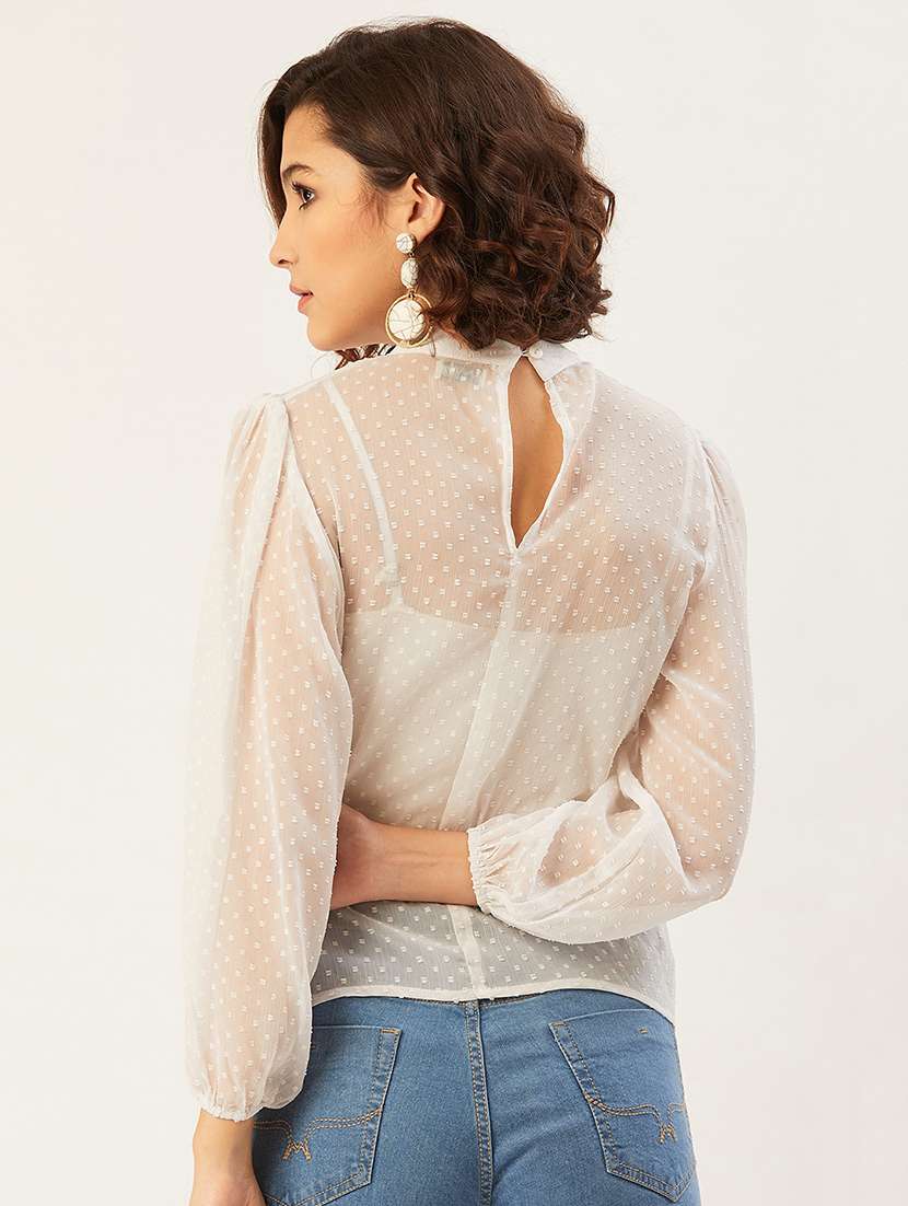 Women's Straight Mock Neck Top