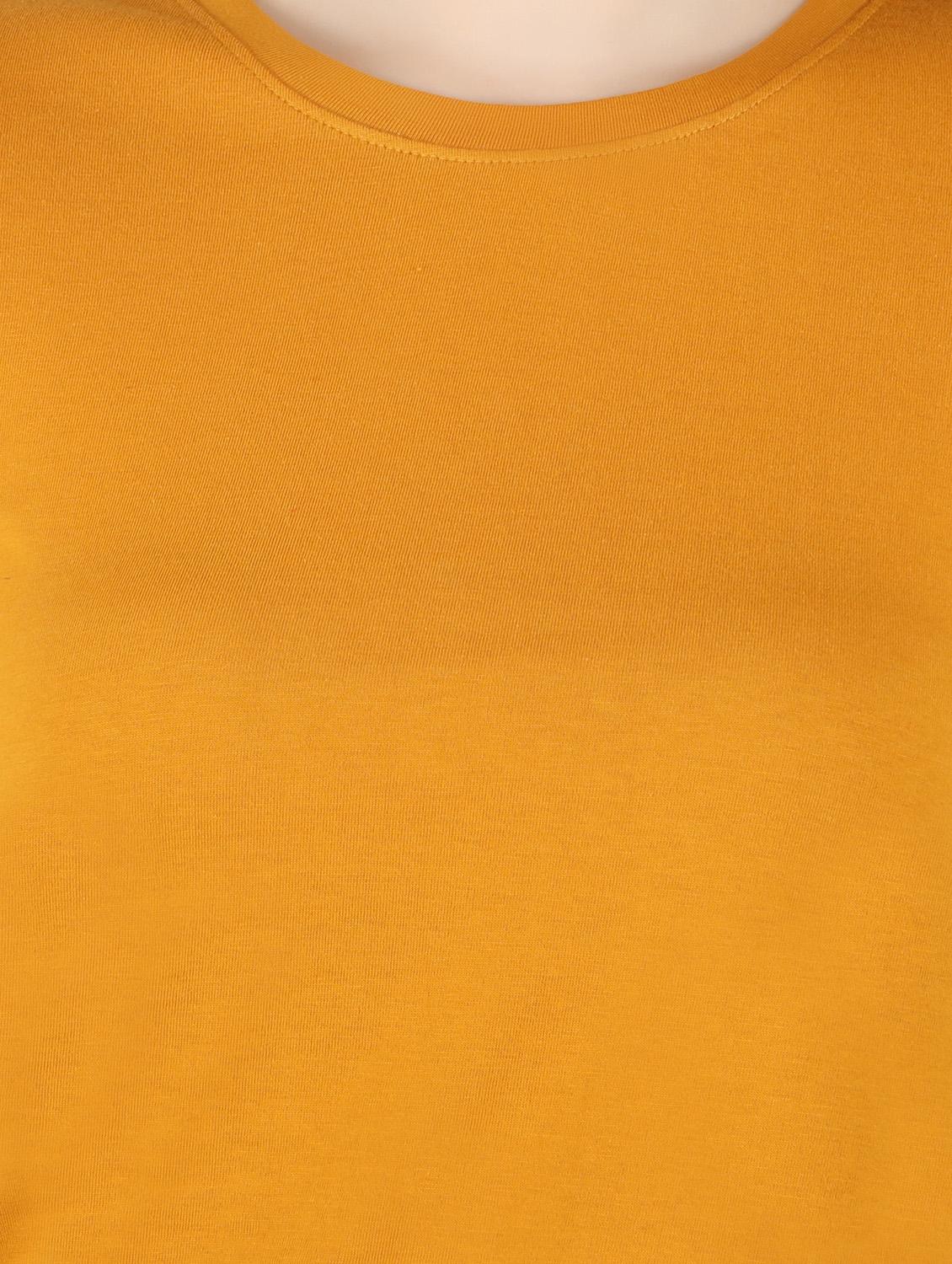 yellow cotton regular tshirt - 17240577 - Standard Image - 4