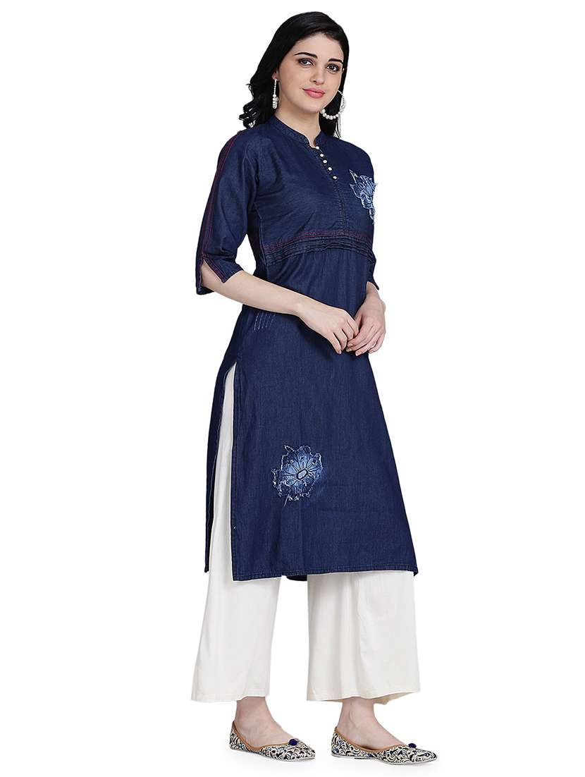 women's straight kurta - 17240834 -  Standard Image - 1