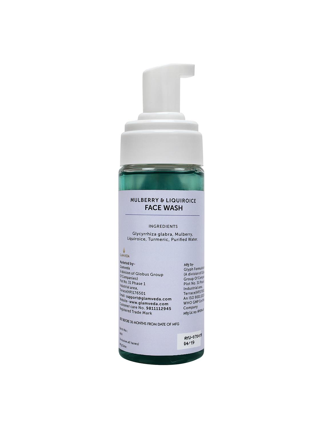 mulbery & liquiroice brightening foaming face wash - 17241552 -  Standard Image - 1
