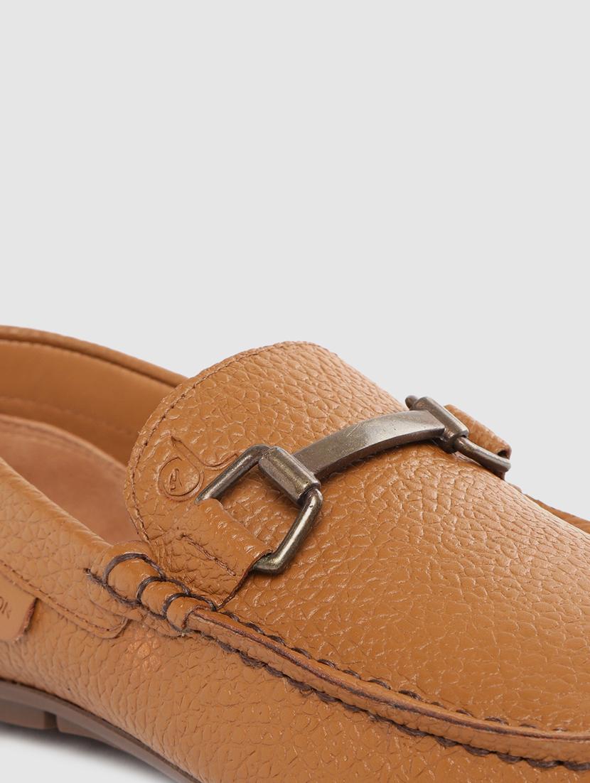 tan leather slip on loafers - 17242282 - Standard Image - 6