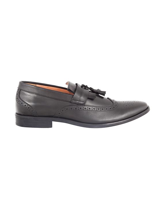 black slip on shoes - 17242283 - Standard Image - 1