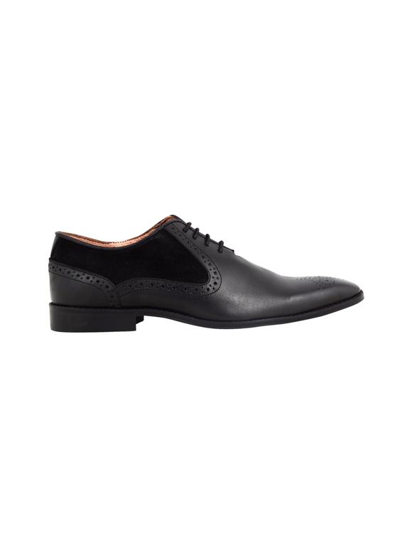 black lace-up derbys - 17242310 - Standard Image - 1