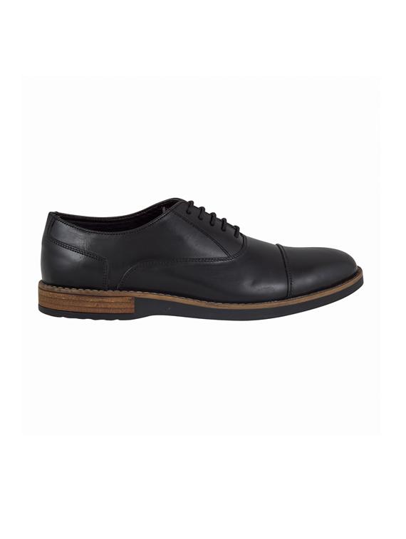 black lace-up oxfords - 17242317 - Standard Image - 1
