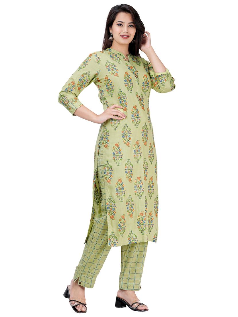 floral kurta pant set - 17242791 -  Standard Image - 1
