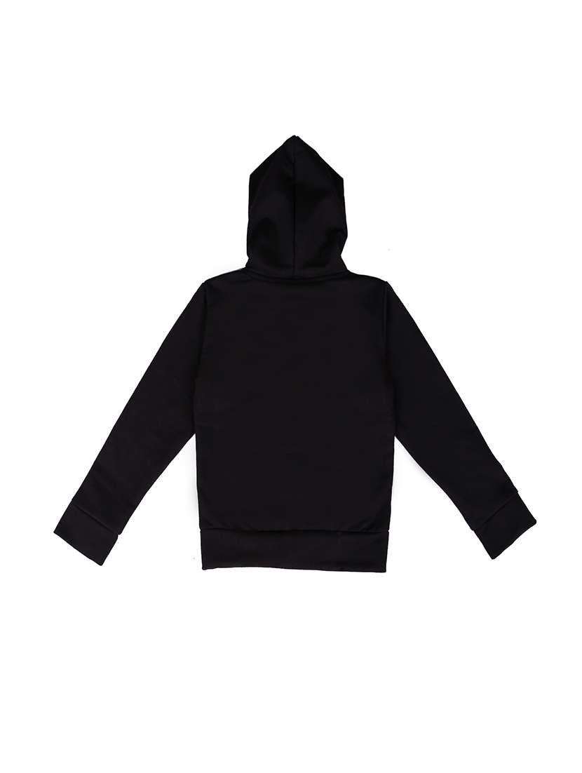 placement print hood neck sweatshirt - 17244358 -  Standard Image - 1