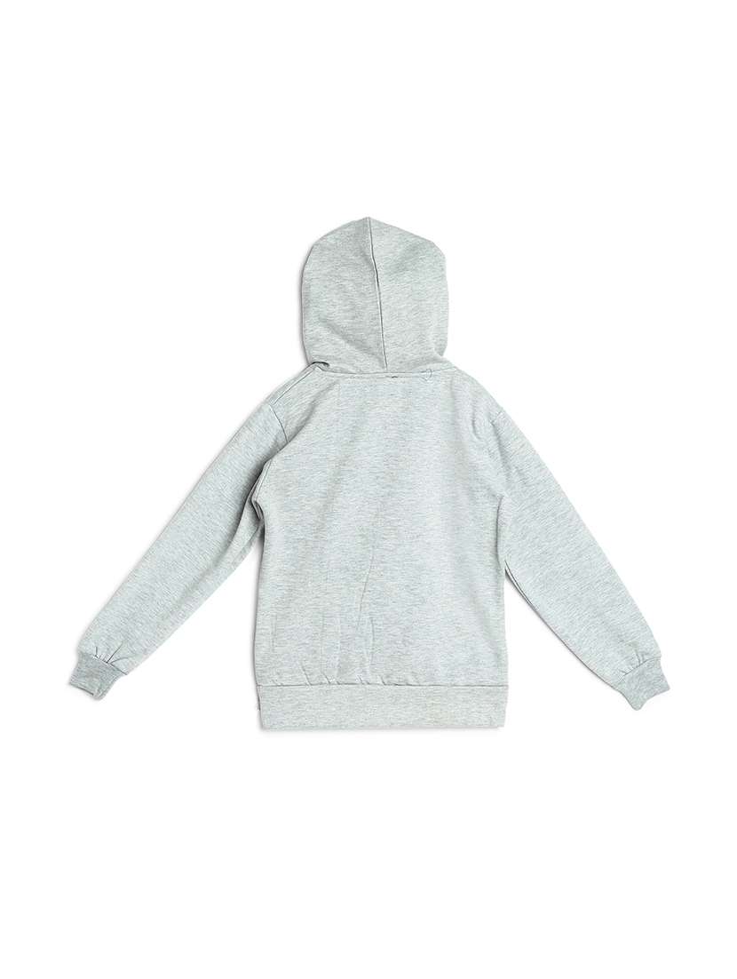 placement print hood neck sweatshirt - 17244457 -  Standard Image - 1