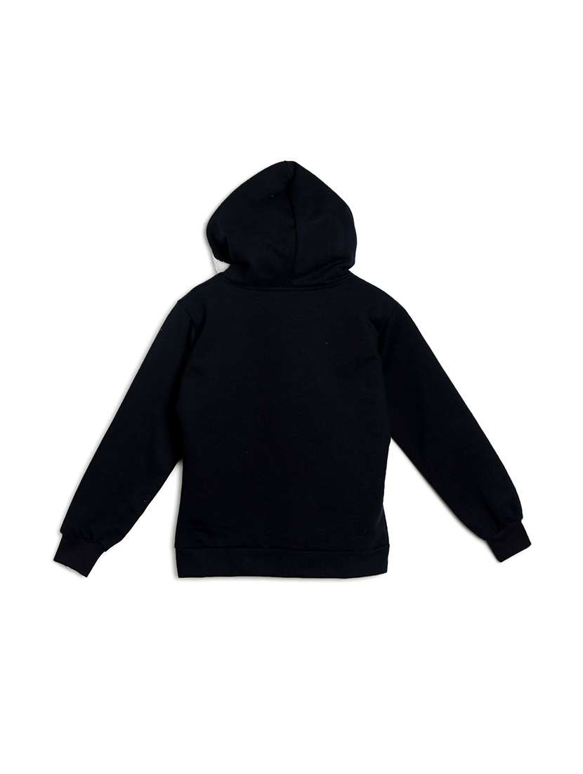 placement print hood neck sweatshirt - 17244539 -  Standard Image - 1