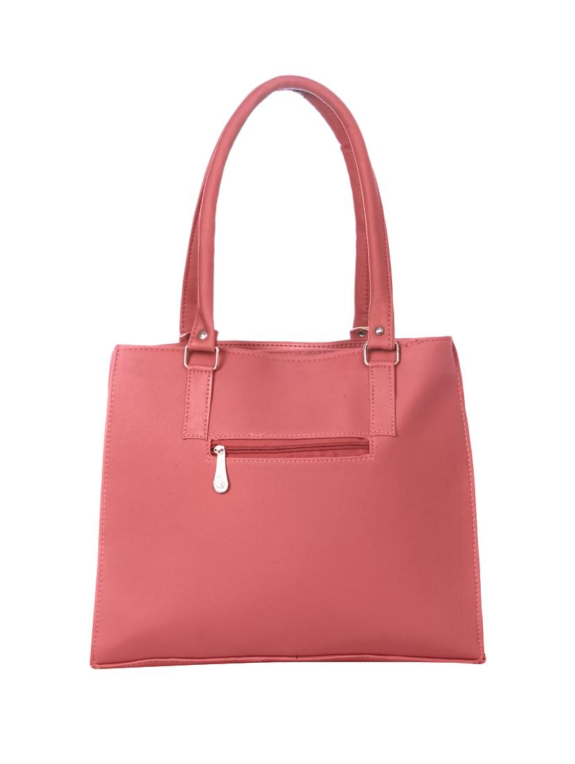 red leatherette (pu) handbag - 17245162 - Standard Image - 1