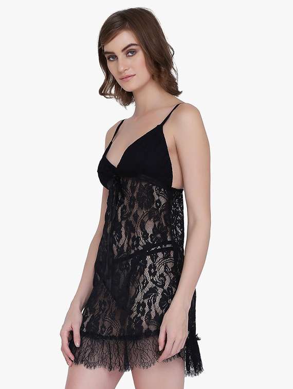 black lace babydoll - 17245314 -  Standard Image - 1