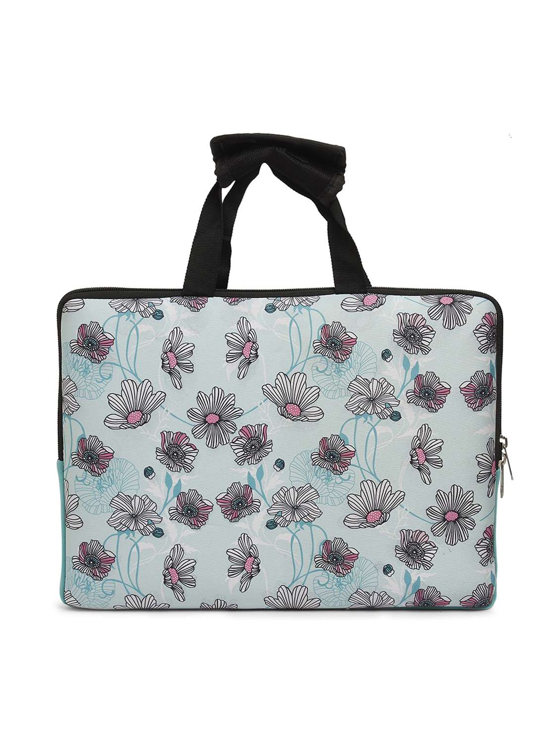 green cotton polyester blend regular laptop bag