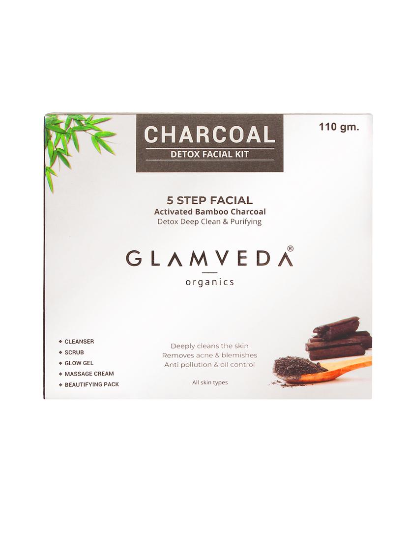 glamveda charcoal blackhead removal facial kit | 110 g - 17252609 - Standard Image - 1