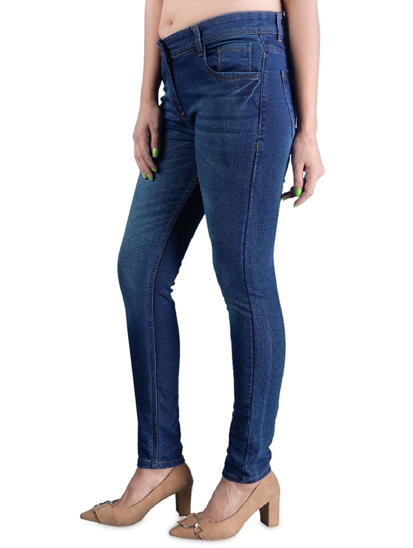 women's plain slim fit jeans - 17256351 - Standard Image - 1