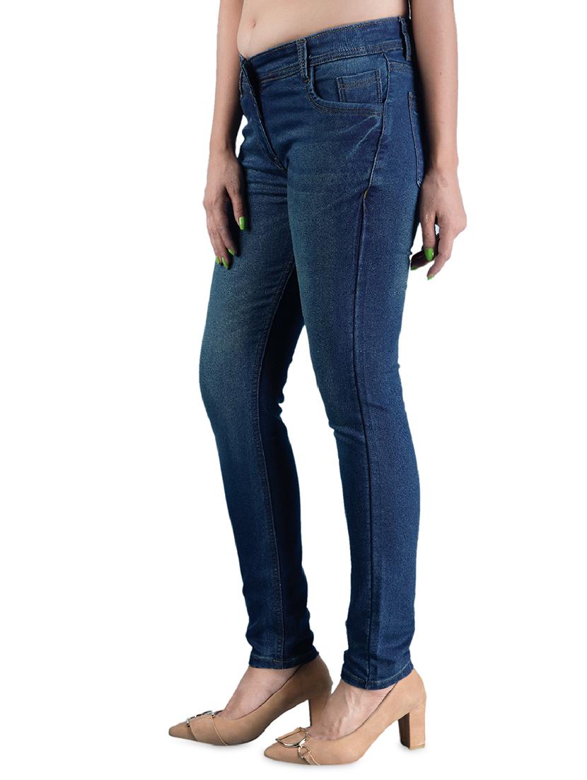 women's plain slim fit jeans - 17256352 - Standard Image - 1