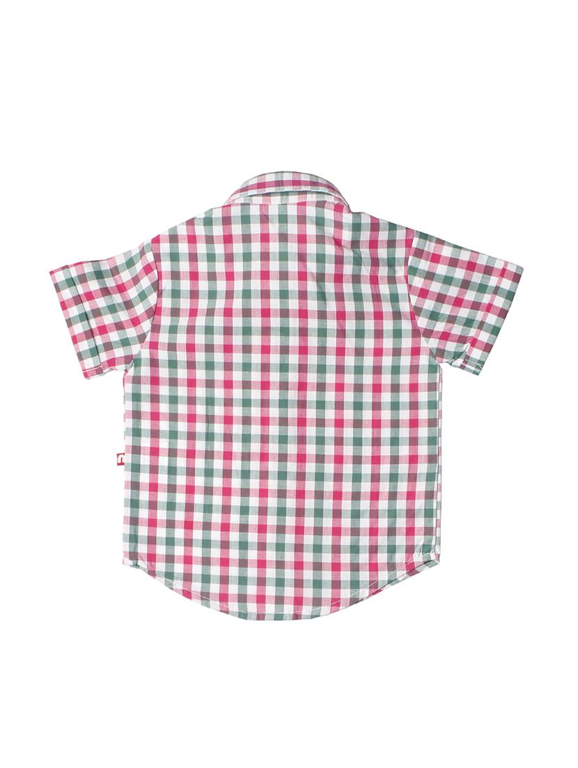 checkered cotton shirt - 17256469 - Standard Image - 1