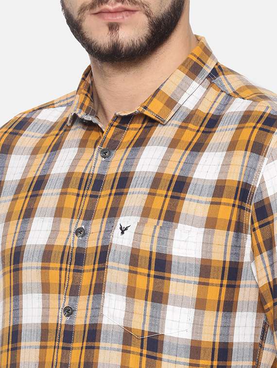 mens checks casual shirt - 17258342 -  Standard Image - 4