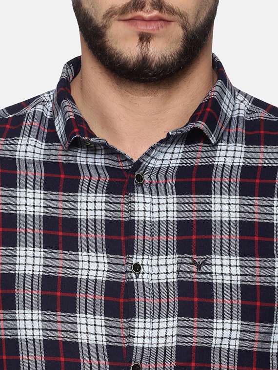 mens checks casual shirt - 17258353 -  Standard Image - 4