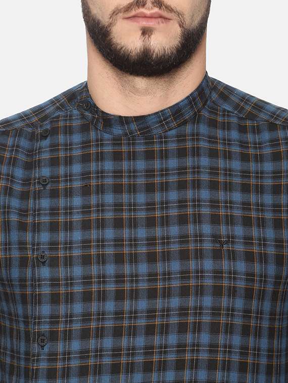mens checks casual shirt - 17258355 -  Standard Image - 4