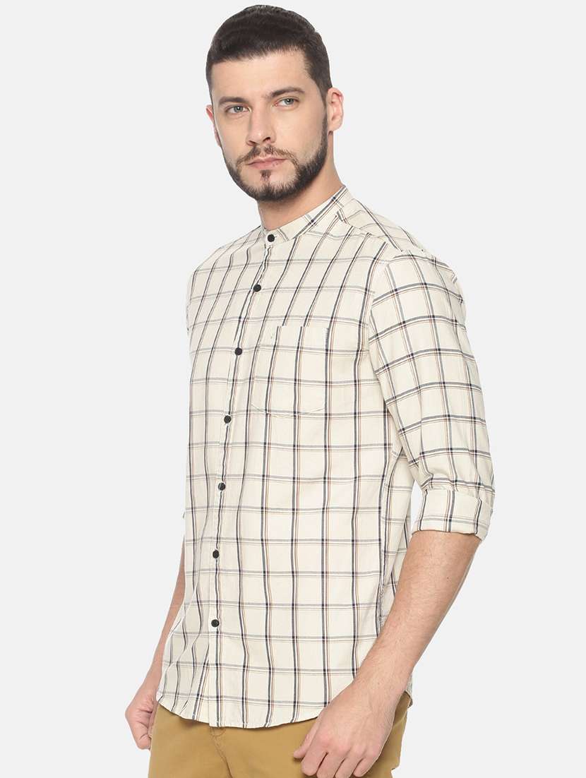 mens checks casual shirt - 17258363 -  Standard Image - 1