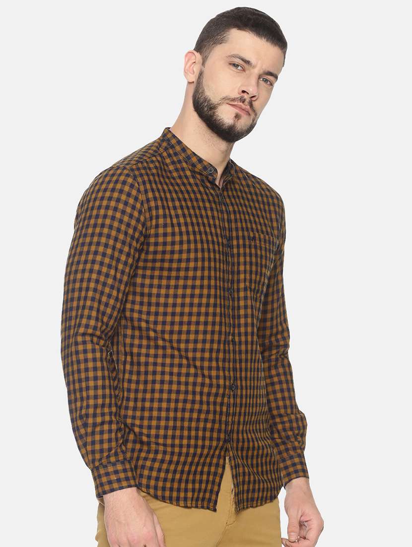 mens checks casual shirt - 17258368 -  Standard Image - 1