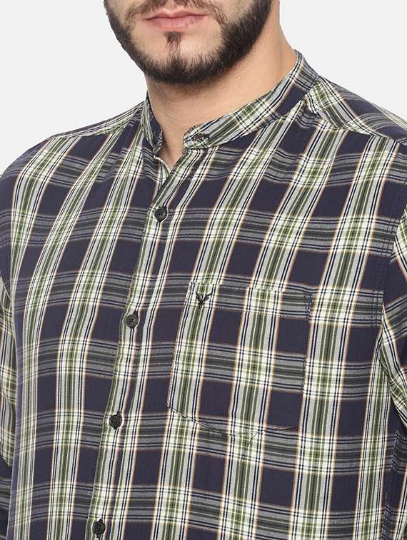 mens checks casual shirt - 17258369 -  Standard Image - 4