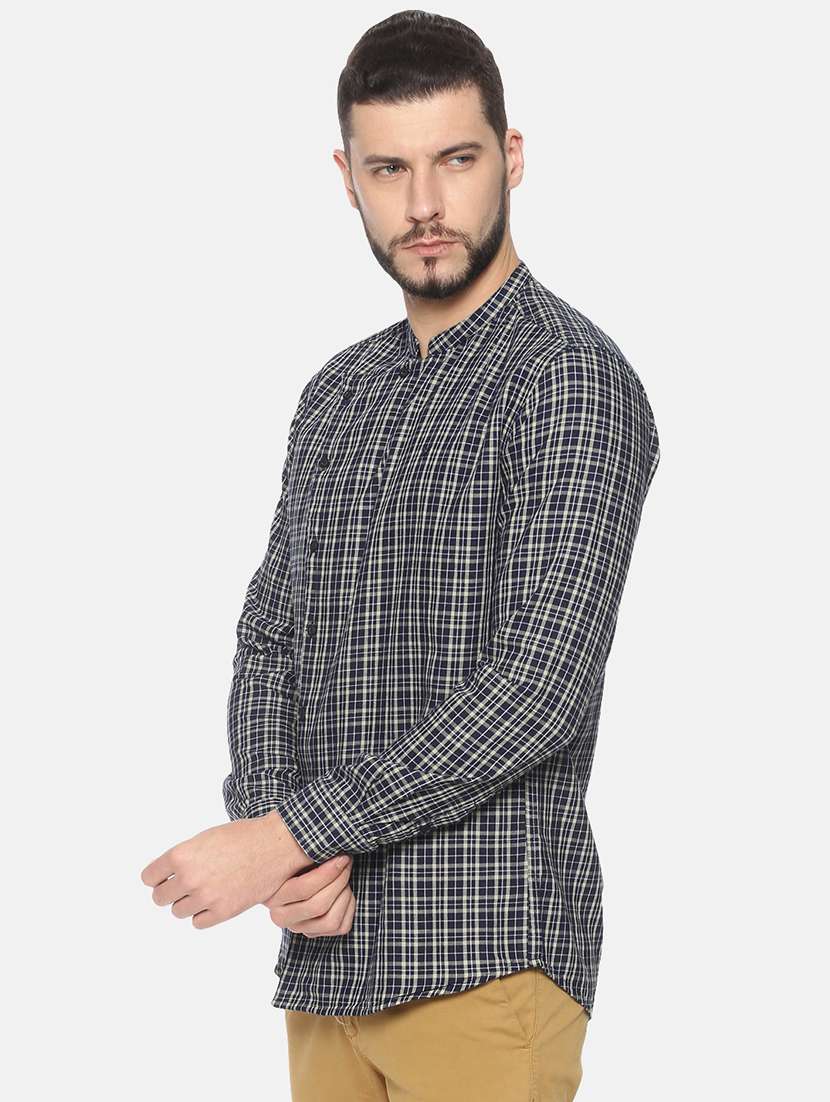 mens checks casual shirt - 17258392 -  Standard Image - 1