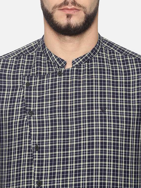 mens checks casual shirt - 17258392 -  Standard Image - 4