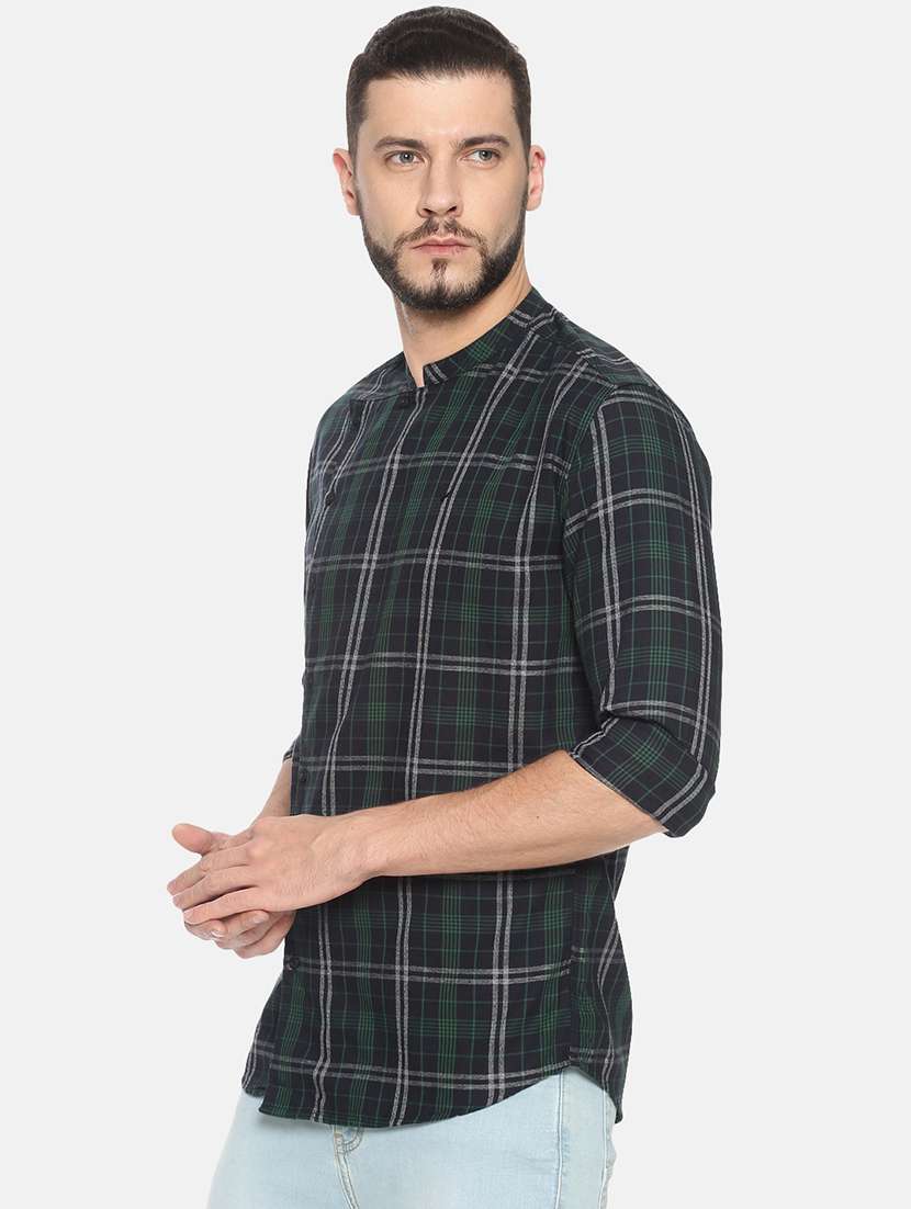 mens checks casual shirt - 17258393 -  Standard Image - 1