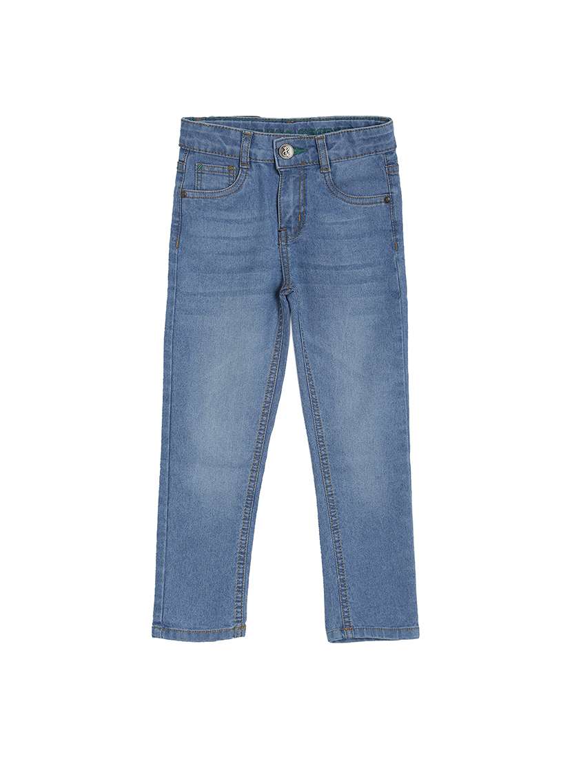 boy's plain slim fit jeans