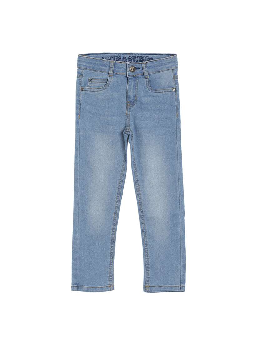 boy's plain slim fit jeans