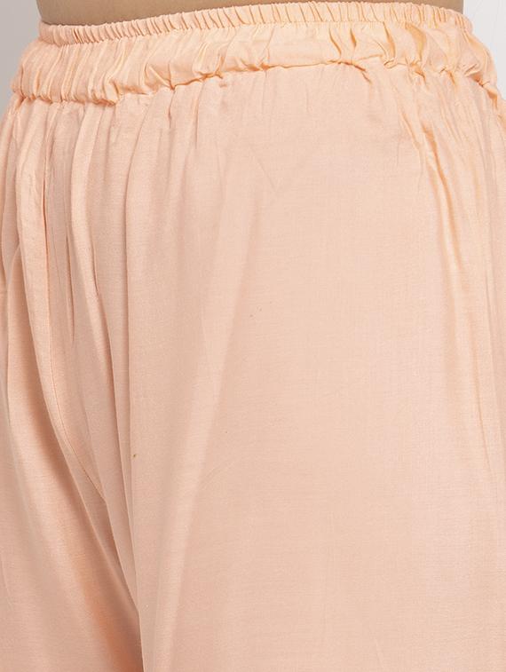 mid rise solid palazzo - 17262091 - Standard Image - 4