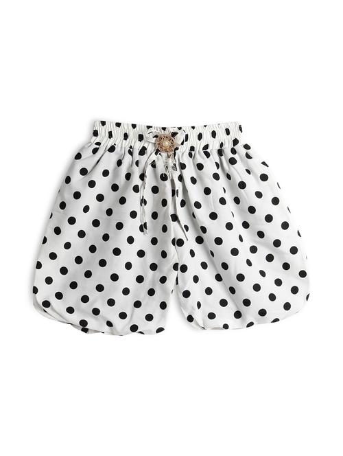 white polyester regular shorts - 17262860 - Standard Image - 0