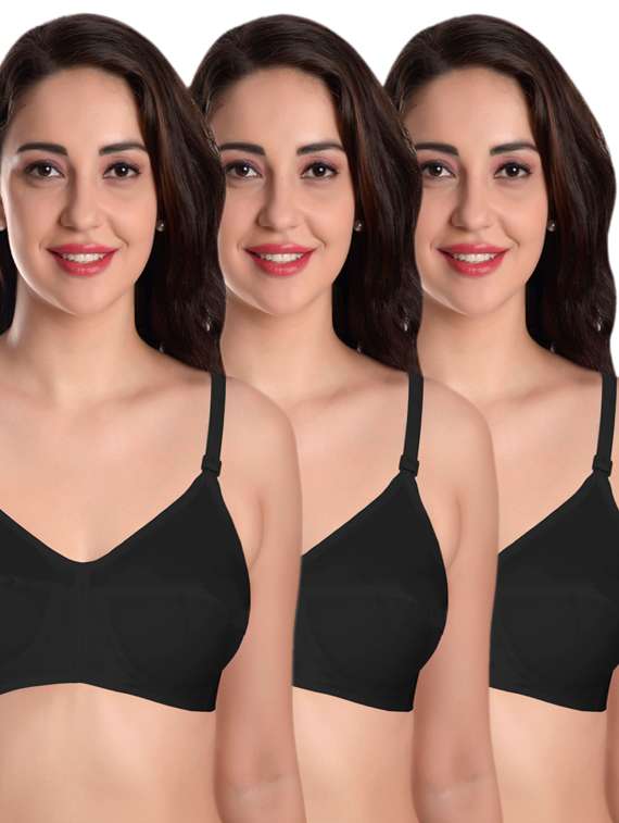 set of 3 full coverage minimizer bra