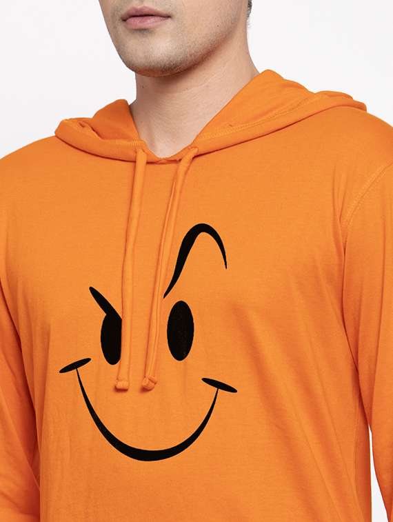 men long sleeve front print t-shirt - 17263835 - Standard Image - 4