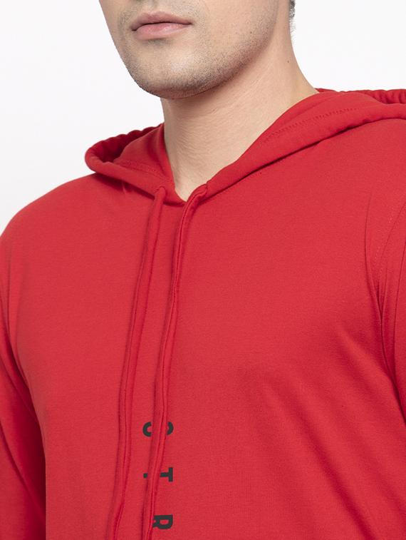 red front print t-shirt - 17263850 - Standard Image - 4