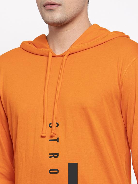 orange front print t-shirt - 17263851 - Standard Image - 4
