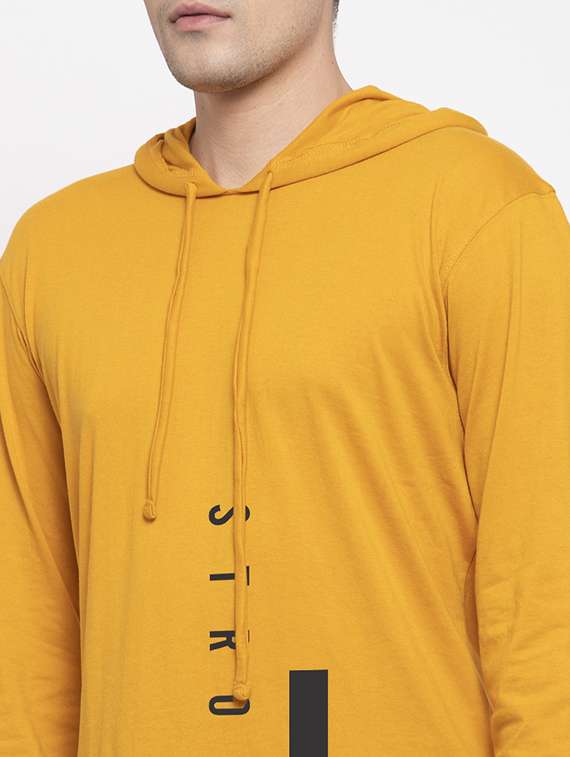 mustard front print t-shirt - 17263852 -  Standard Image - 4