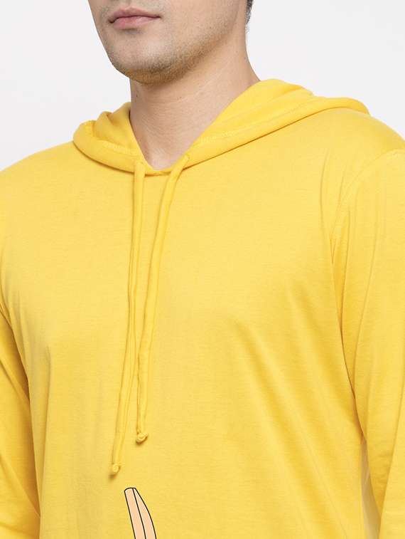 yellow front print t-shirt - 17263860 -  Standard Image - 4