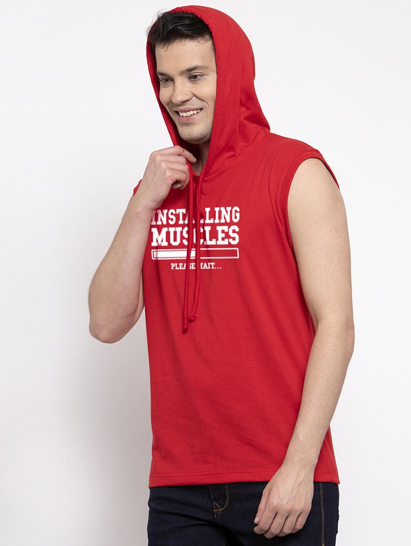 red chest print t-shirt - 17263883 -  Standard Image - 1